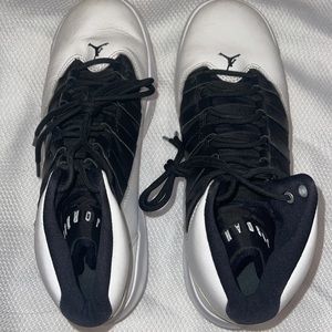 black and white jordans